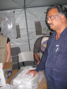 George Thomas with colleagues, 2010